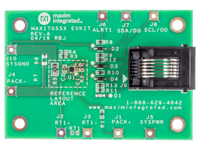 美信 電池管理開發板 MAX17055XEVKIT