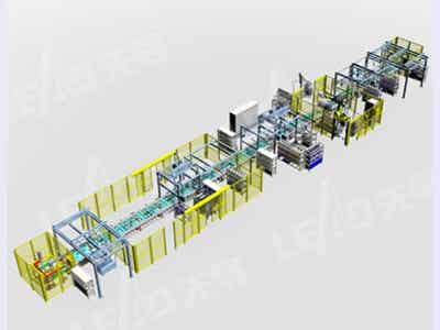 先導(dǎo)智能 鋰電池設(shè)備 方形鋰電PACK組裝線