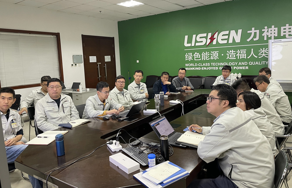 力神丁照石深入天津濱海基地項目調研指導